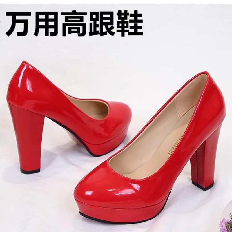 ヒール 万能女優風パンプス